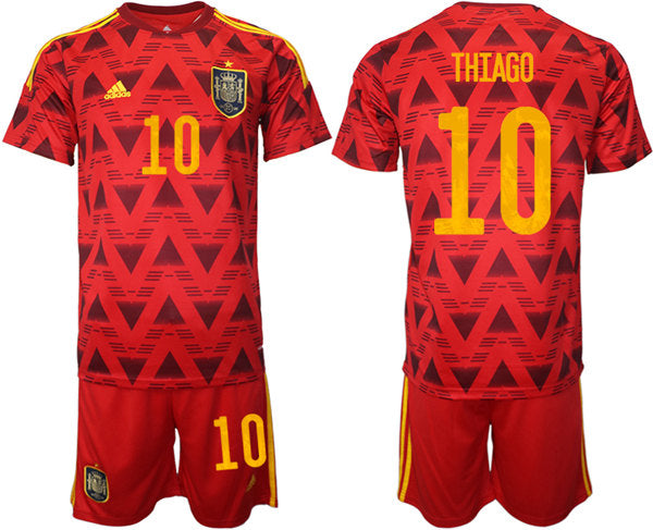 Thiago Spain National Team red Home jersey