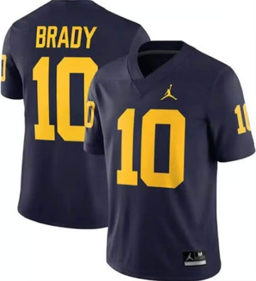 Michigan Wolverines navy jersey
