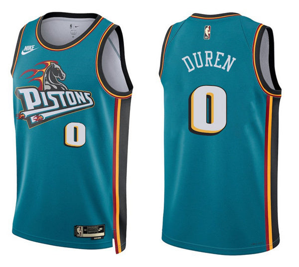 Jalen Duren Detroit Pistons teal jersey
