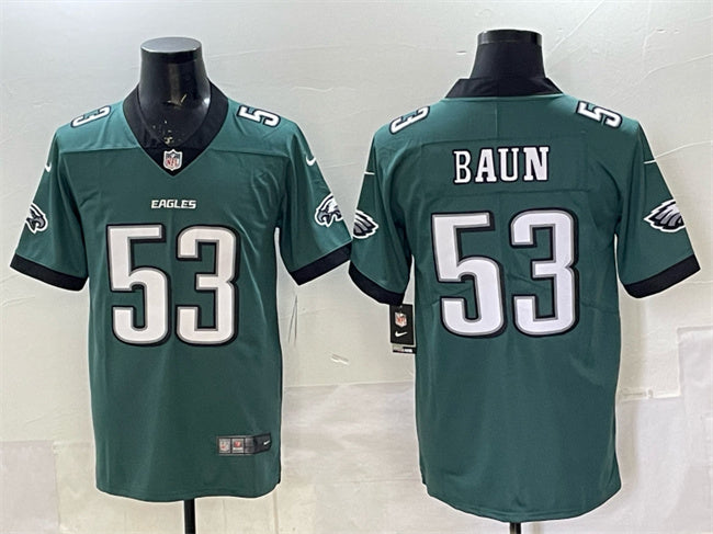 Zack Baun Philadelphia Eagles green Vapor jersey