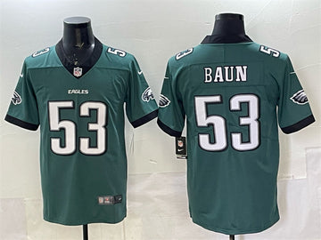 Zack Baun Philadelphia Eagles green Vapor jersey