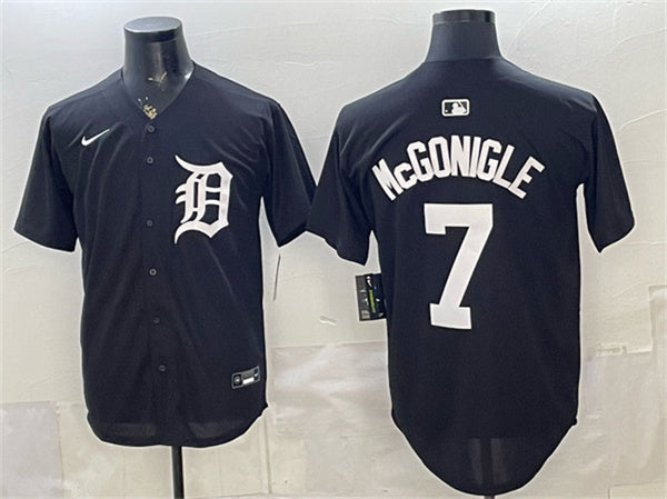 Kevin McGonigle Detroit Tigers black Limited jersey