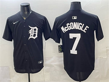 Kevin McGonigle Detroit Tigers black Limited jersey