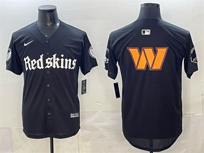Team Big Logo Washington Commanders black Limited jersey