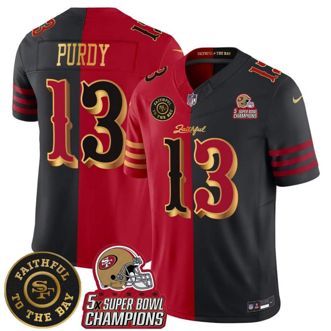 Custom San Francisco 49ers Vapor jersey