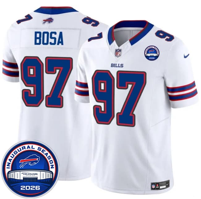 Joey Bosa Buffalo Bills white jersey