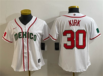 Alejandro Kirk Mexico Baseball white Classic jersey