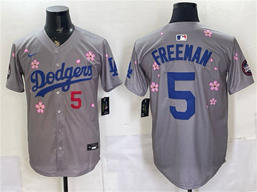 Freddie Freeman Los Angeles Dodgers gray Limited jersey