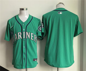 Custom Seattle Mariners aqua Limited jersey