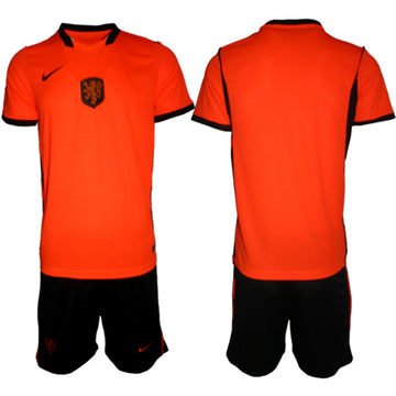 Custom Netherlands National Team orange Home jersey