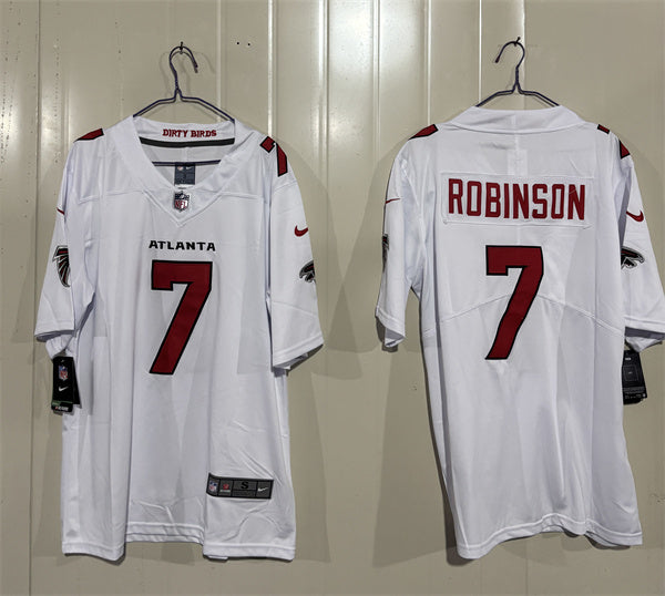 Bijan Robinson Atlanta Falcons white Vapor jersey
