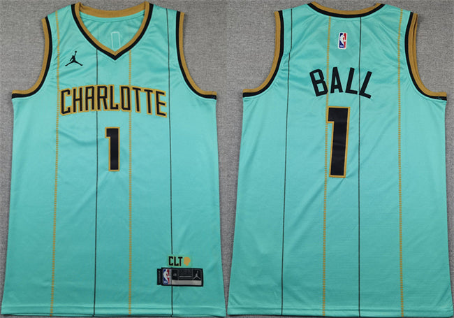 LaMelo Ball Charlotte Hornets mint City Edition jersey