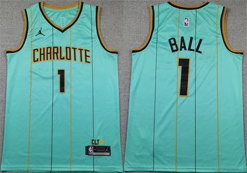 LaMelo Ball Charlotte Hornets mint City Edition jersey