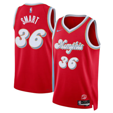 Marcus Smart Memphis Grizzlies red City Edition jersey