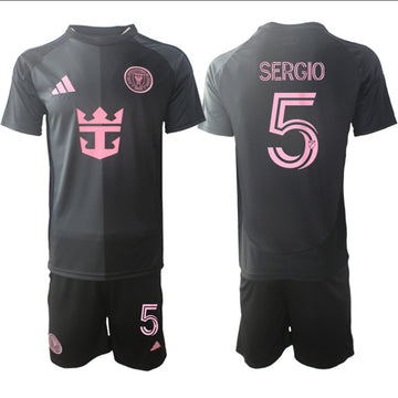 Sergio Inter Miami CF black Away jersey
