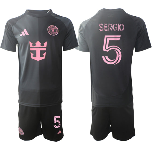 Sergio Inter Miami CF black Away jersey