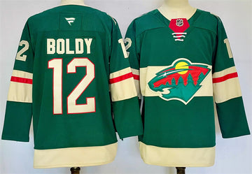 Matt Boldy Minnesota Wild green Home jersey