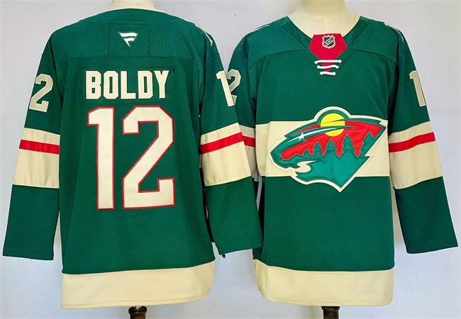 Matt Boldy Minnesota Wild green Home jersey