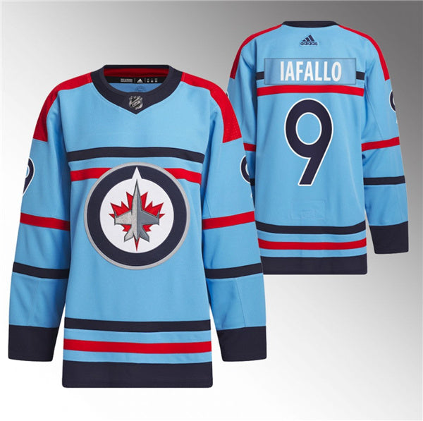Alex Iafallo Winnipeg Jets blue jersey