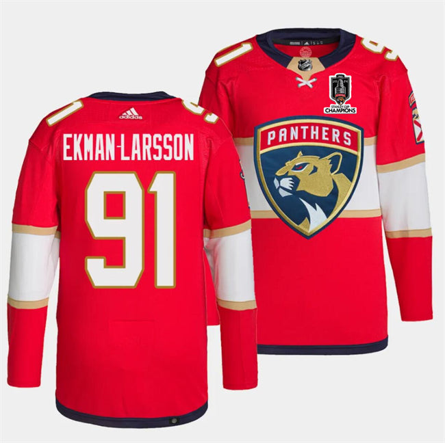 Oliver Ekman-Larsson Florida Panthers red Home jersey