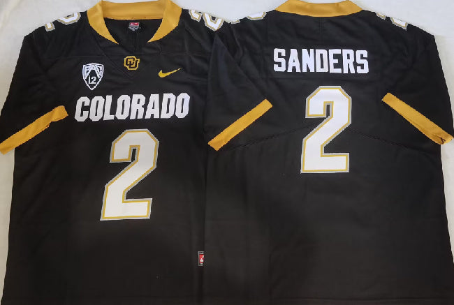 Shedeur Sanders Colorado Buffaloes black jersey