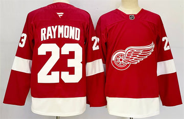 Lucas Raymond Detroit Red Wings red Home jersey