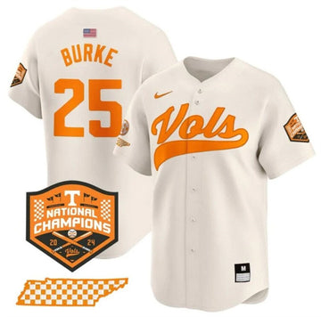 Blake Burke Tennessee Volunteers cream Vapor jersey