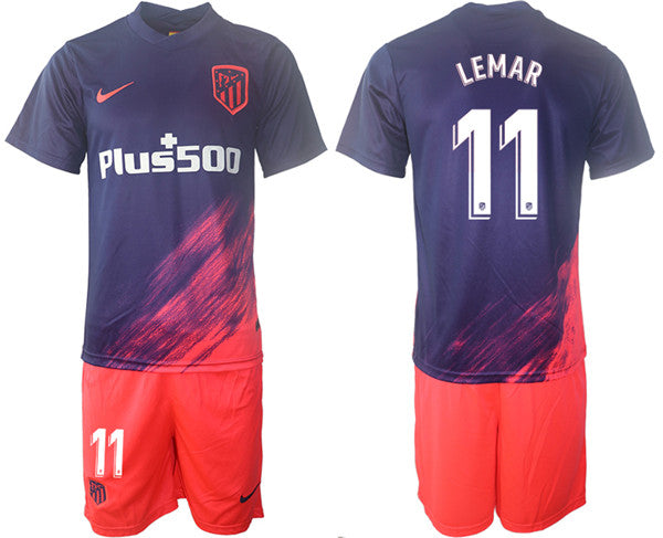 Thomas Lemar Atletico Madrid purple Away jersey