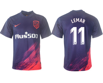 Thomas Lemar Atletico Madrid purple Away jersey