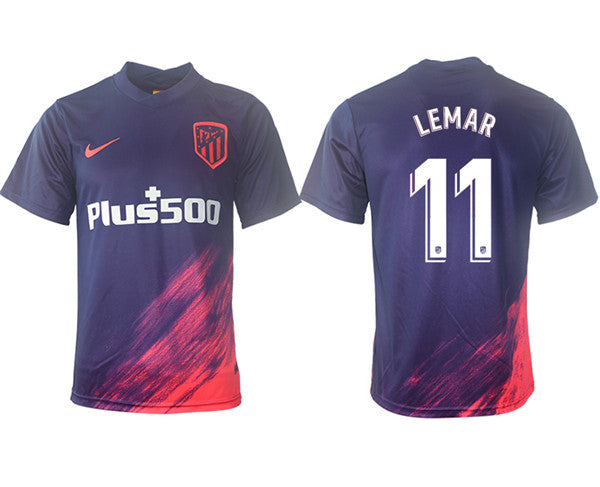 Thomas Lemar Atletico Madrid purple Away jersey