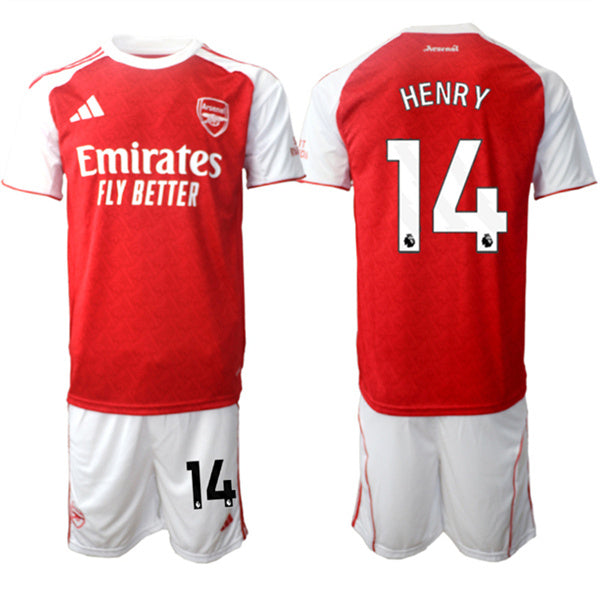 Thierry Henry Arsenal red Home jersey