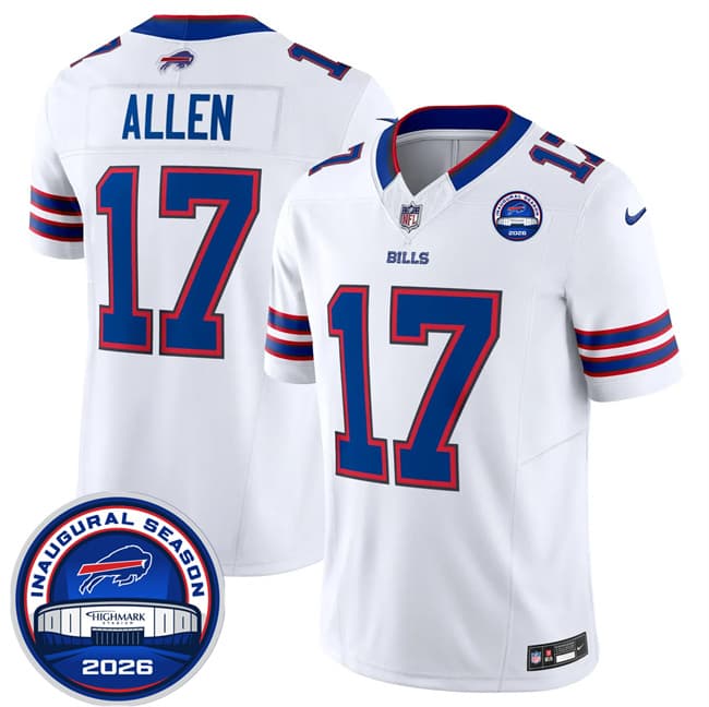 Josh Allen Buffalo Bills white jersey