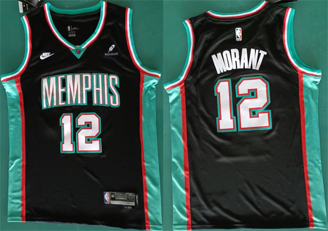 Ja Morant Memphis Grizzlies black Classic jersey