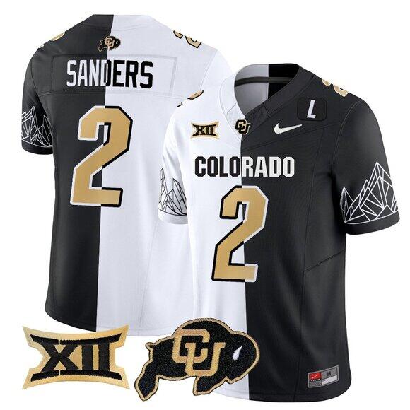 Shedeur Sanders Colorado Buffaloes Split jersey