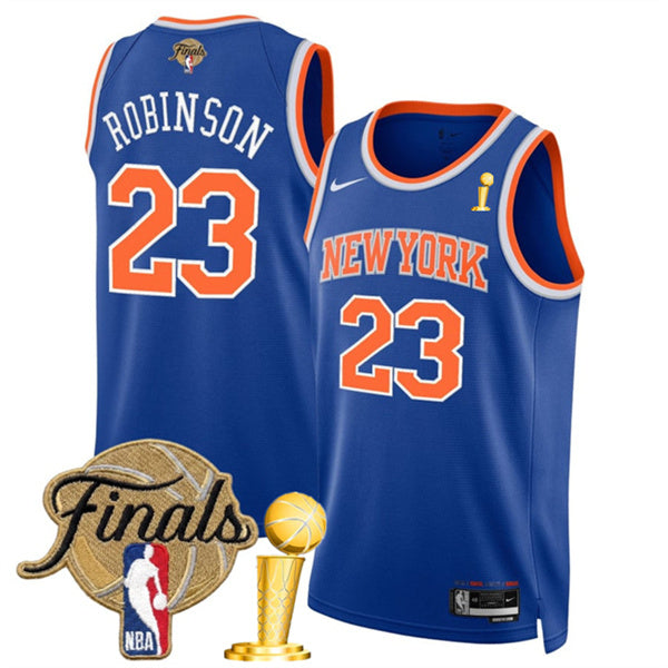 Mitchell Robinson New York Knicks blue jersey