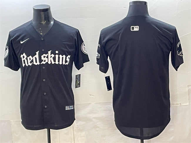 Custom Washington Commanders black Limited jersey