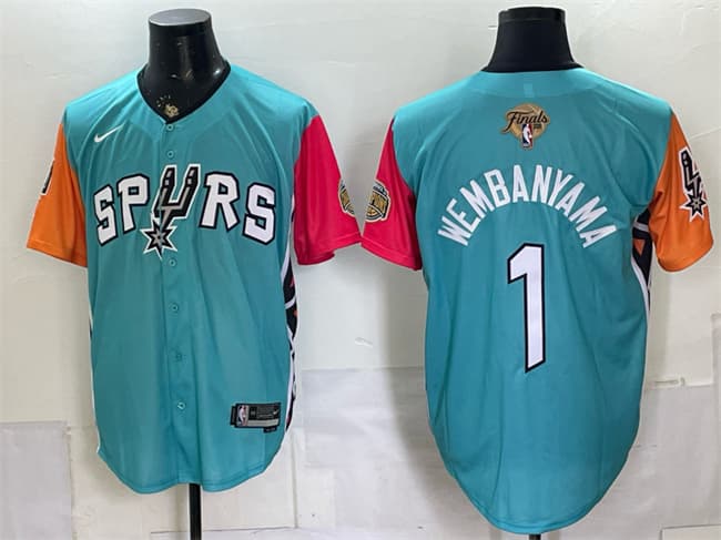 Victor Wembanyama San Antonio Spurs teal jersey