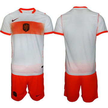 Custom Netherlands National Team orange Away jersey