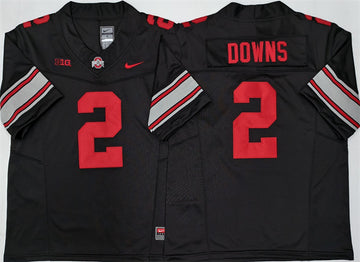 Caleb Downs Ohio State Buckeyes black Limited jersey