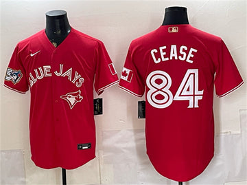 Dylan Cease Toronto Blue Jays red jersey
