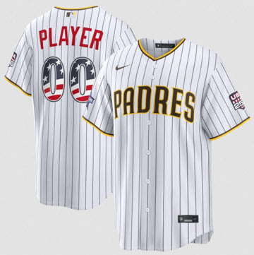 Custom San Diego Padres white All-Star jersey