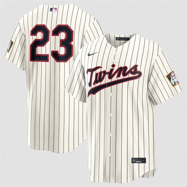 Royce Lewis Minnesota Twins cream jersey