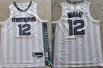 Ja Morant Memphis Grizzlies white City Edition jersey