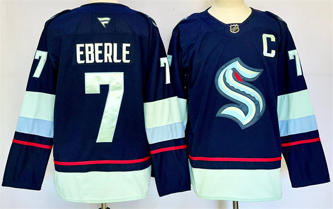 Jordan Eberle Seattle Kraken navy Home jersey