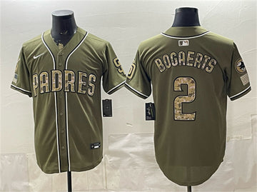 Xander Bogaerts San Diego Padres olive jersey