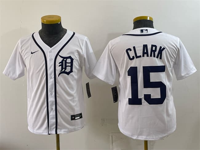 Max Clark Detroit Tigers white jersey