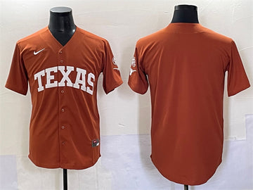 Custom Texas Longhorns orange jersey