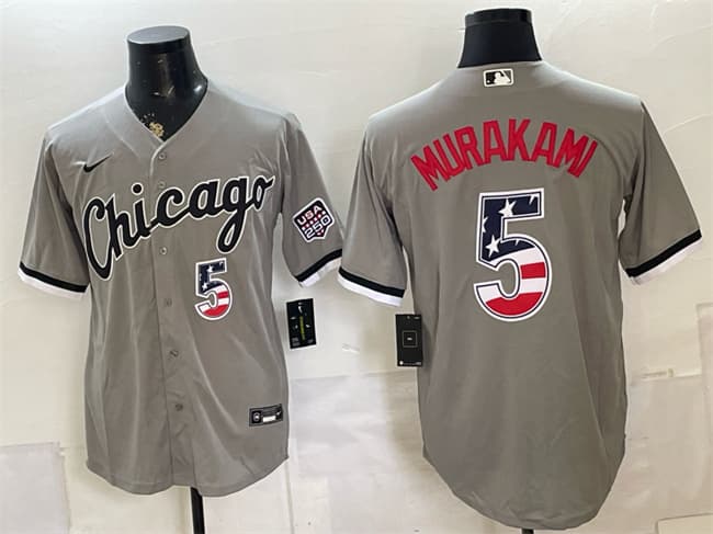 Munetaka Murakami Chicago White Sox gray jersey