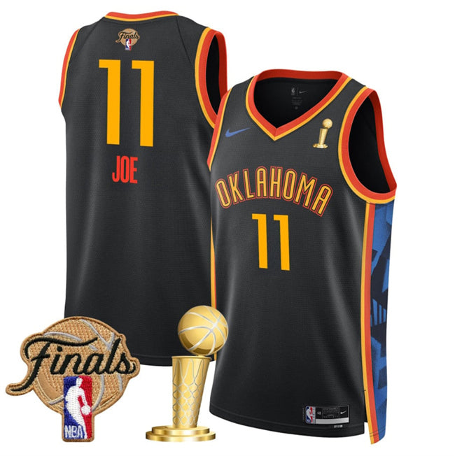 Isaiah Joe Oklahoma City Thunder black City Edition jersey