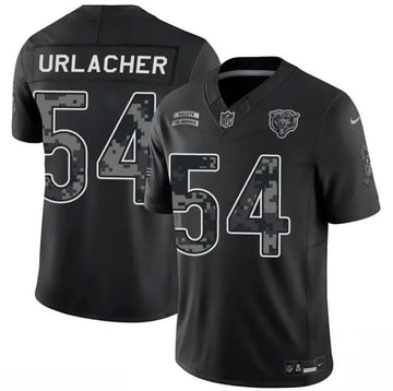 Brian Urlacher Chicago Bears black Salute To Service jersey